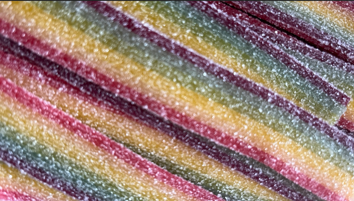 Ceintures sucrées Tutti-Frutti (100g)