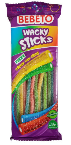 BEBETO Wacky Sticks Mixed Flavour 180g