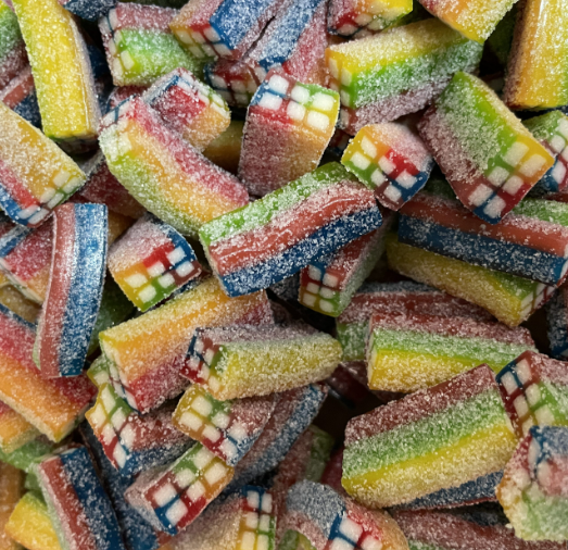 BRIQUES MULTICOLORES ACIDES 100g