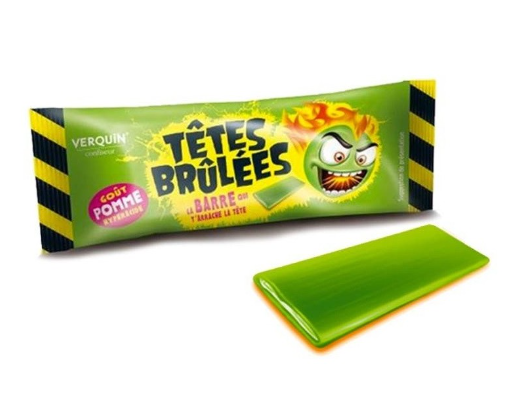 TÊTES BRULÉES BARRE POMME