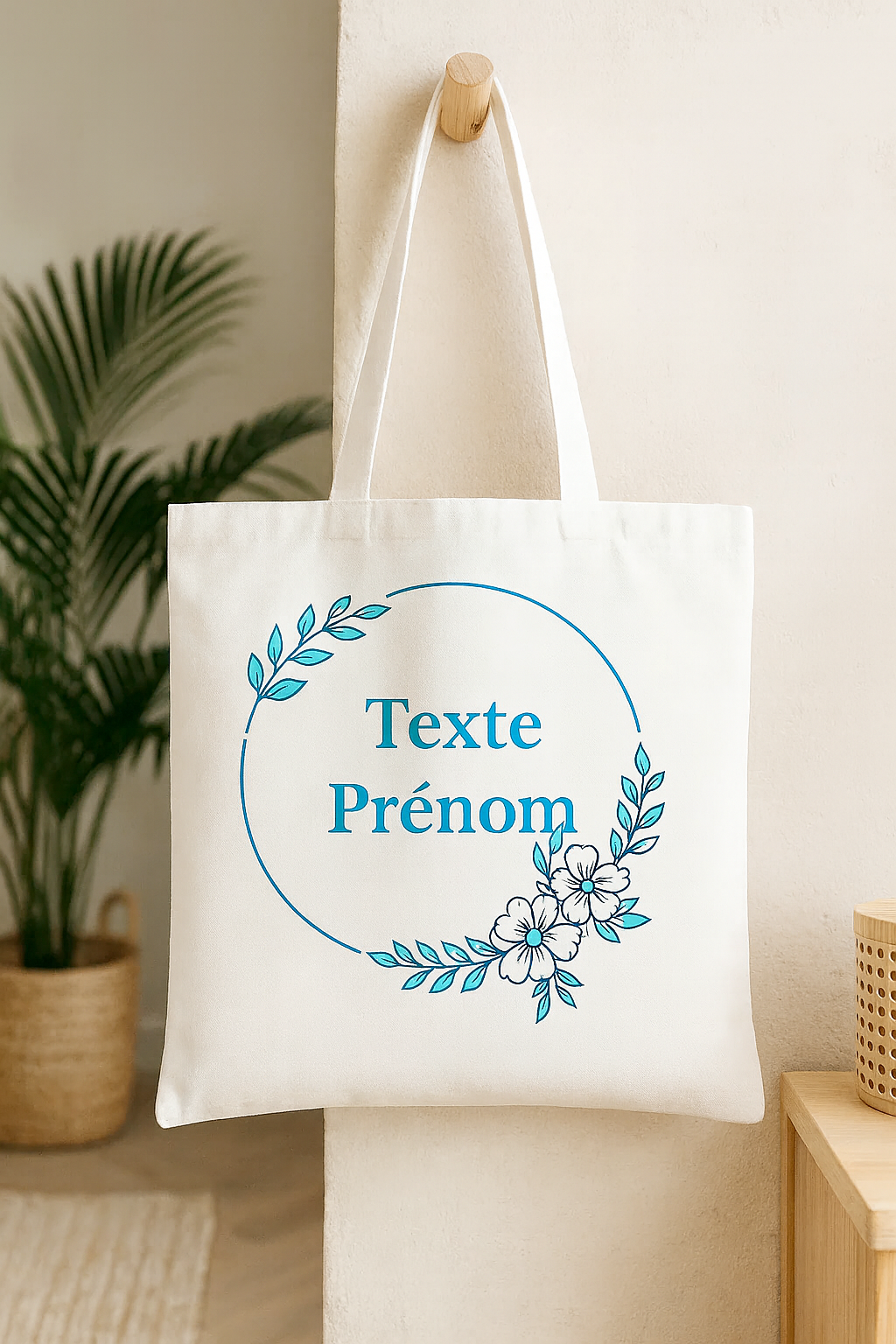 ⚪ Tote-Bag blanc avec logo Cercle