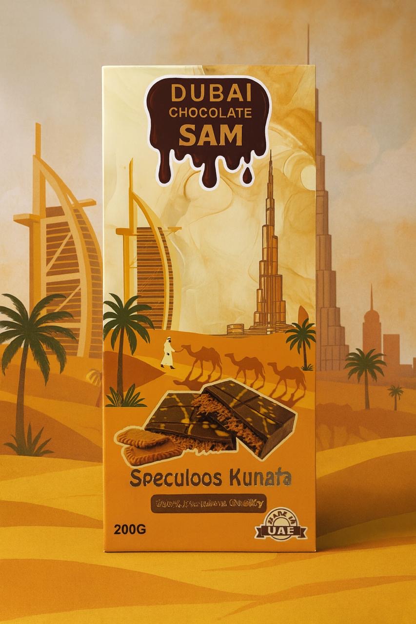 Tablette chocolat Dubai - Speculoos Kunafa