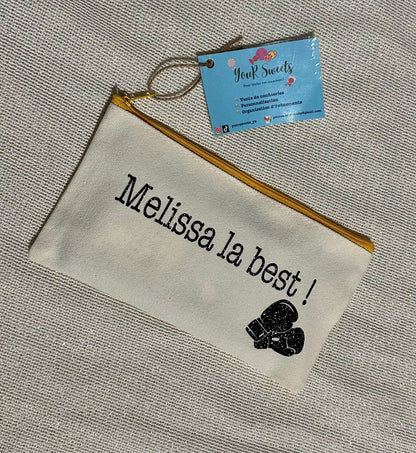 Pochette en toile