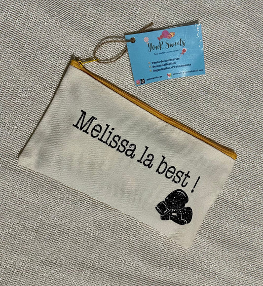 Pochette en toile